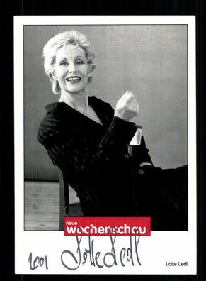 Lotte Ledl Autogrammkarte Original Signiert + F 7542