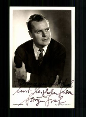 Jürgen Graf UFA Autogrammkarte Original Signiert + F 7563