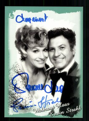 Erwin Stahl und Waltraut Haas Autogrammkarte Original Signiert + F 7603