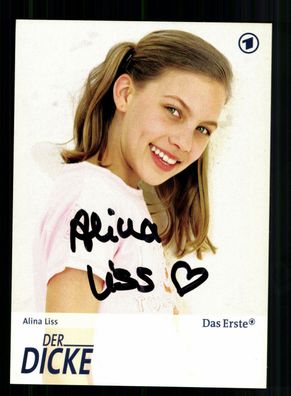 Alina Liss der Dicke Autogrammkarte Original Signiert + F 7615