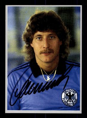 Toni Schumacher Autogrammkarte DFB Nationalspieler 80er Jahre Original Signiert