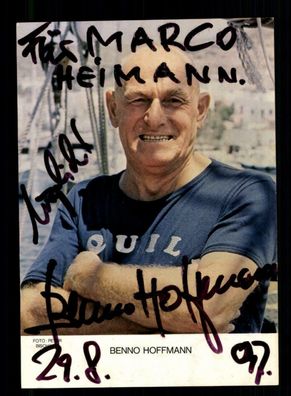 Benno Hoffmann Autogrammkarte Original Signiert + F 5144