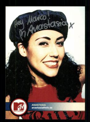 Anastasia MTV Autogrammkarte Original Signiert + F 5158
