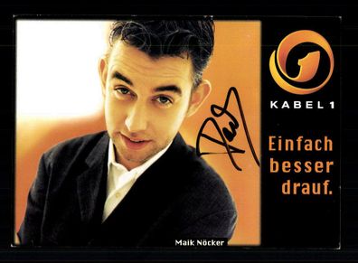 Mike Nöcker Kabel 1 Autogrammkarte Original Signiert + F 5164