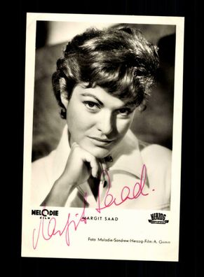 Margit Saad Kunst und Bild Autogrammkarte Original Signiert + F 5315