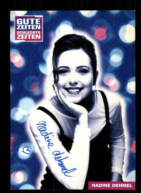 Nadine Dehmel GZSZ Autogrammkarte Original Signiert + F 5388