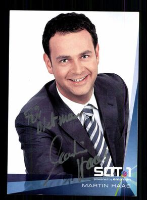 Martin Haas Frühstücksfernsehen Autogrammkarte Original Signiert + F 5469