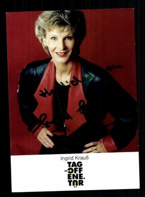 Ingrid Krauß Autogrammkarte Original Signiert + F 5518
