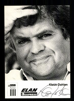 Klaus Dahlen Autogrammkarte Original Signiert + F 5545