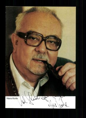 Hans Korte Autogrammkarte Original Signiert + F 5783