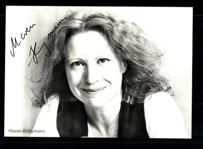 Maren Kroymann Rüdel Autogrammkarte Original Signiert + F 5790