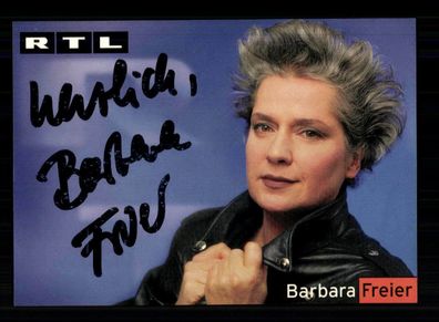 Barbara Freier RTL Autogrammkarte Original Signiert + F 5806