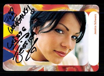 Jessica Schwarz VIVA Autogrammkarte Original Signiert + F 5844