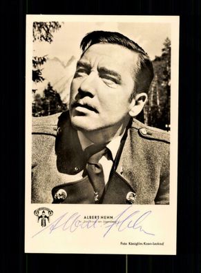 Albert Hehn Kunst und Bild Autogrammkarte Original Signiert + F 5952