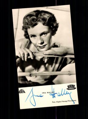 Ina Halley Kunst und Bild Autogrammkarte Original Signiert + F 6023