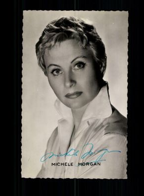 Michele Morgan Autogrammkarte Original Signiert + F 6362