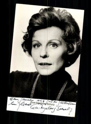 Eva Ingeborg Scholz Rüdel Autogrammkarte Original Signiert + F 6463