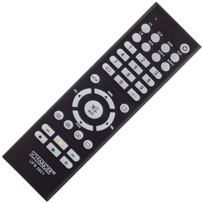 8 in 1 Universal Fernbedienung UFB 3801 Remote Control Neu TV DVD etc.