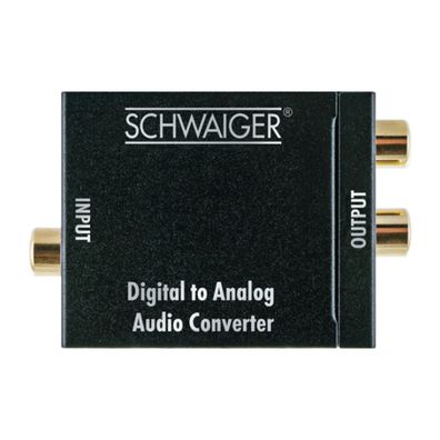 Audio Konverter Digital zu Analog Koaxial, Toslink - Cinch Marke Ware neu