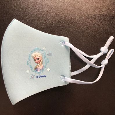 Elsa Anna Frozen Eiskönigin Mädchen Kinder Maske Kinder Mund- und Nasenmaske Schwarz