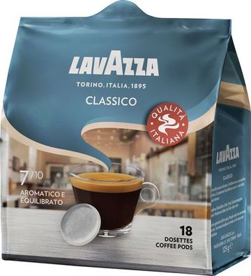 Lavazza Kaffee-Pads Caffè Crema Classico 6/10, 18 Portionen
