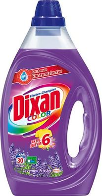 Dixan Color Gel Flecken-Champion Lavendel Frische, flüssig 30 WG