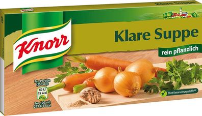 Knorr Klare Suppe, rein pflanzlich, 12 Würfel