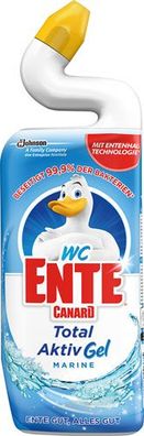 WC-Ente Total Aktiv Gel Ocean Wave, WC-Gel gegen Kalk und Verschmutzungen