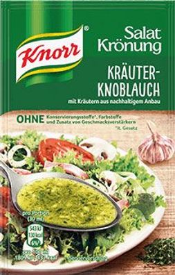 Knorr Salatkrönung Kräuter-Knoblauch, Klare Marinade