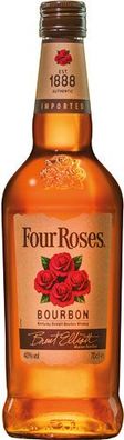 Four Roses Kentucky Straight Bourbon Whiskey, 40 % Vol. Alk., USA