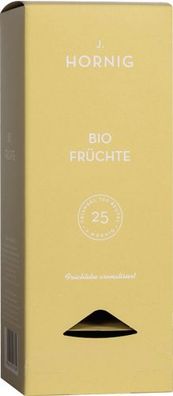 J. Hornig Bio Früchtetee, Pyramidenbeutel im Kuvert, 2. Entnahmefach/ displaytaug