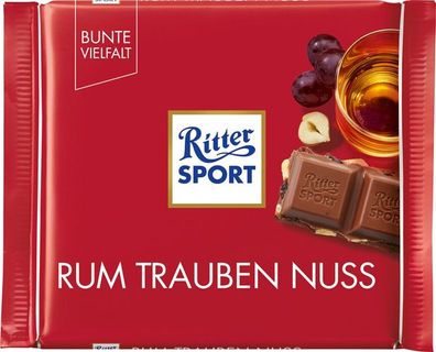 Ritter Sport Bunte Vielfalt Rum Trauben Nuss