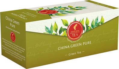 Julius Meinl China Green Pure, Grüner Tee, 25 Teebeutel im Kuvert,