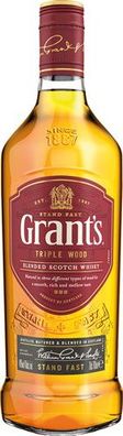 Grant's Stand Fast Triple Wood, Blended Scotch Whisky, 40 % Vol. Alk., Schottland
