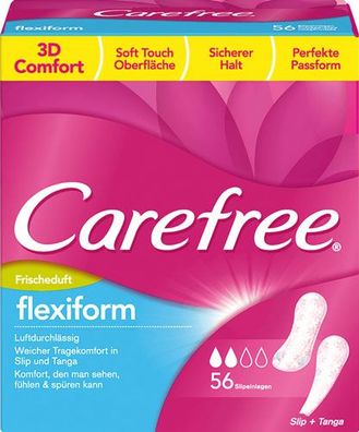 Carefree Cotton Feel Flexiform Frischeduft, Slipeinlagen