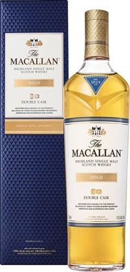 Macallan Gold Highland Single Malt Scotch Whisky Double Cask, 40 % Vol. Alk., Sch