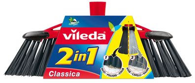 Vileda Zimmerbesen 2in1 Classica, ohne Stiel