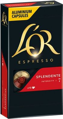 L'OR Espresso Splendente 7, Nespresso-kompatibel, 10 Aluminium-Kaffeekapseln