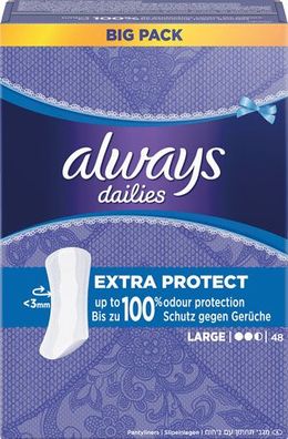 Always dailies Extra Protect Large, Slipeinlagen