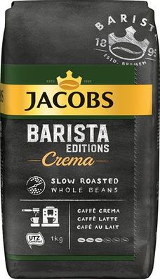 Jacobs Barista Editions Slow Roasted Crema UTZ, Ganze Bohne