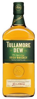 Tullamore Dew Irish Whiskey, triple distilled, 40 % Vol. Alk., Irland