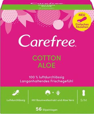 Carefree Cotton Feel Normal Aloe Vera Duft, Slipeinlagen
