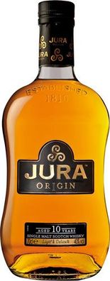 Jura Single Malt Scotch Whisky 10 Years Old, 40 % Vol. Alk., Schottland