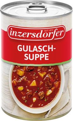 Inzersdorfer Gulaschsuppe, 2 Teller