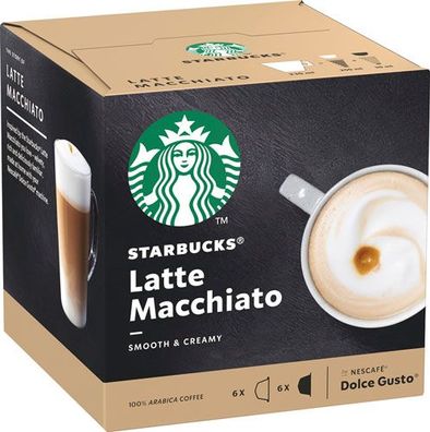 Starbucks Dolce Gusto Latte Macchiato, 12 Kaffeekapseln