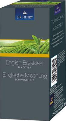 Sir Henry Tchibo Englische Mischung, Schwarzer Tee, Teebeutel im Kuvert, 2. Entn