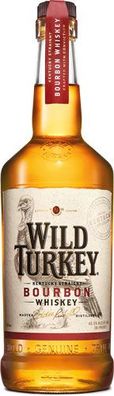 Wild Turkey 81 Proof Kentucky Straight Bourbon Whiskey, 40,5 % Vol. Alk., USA