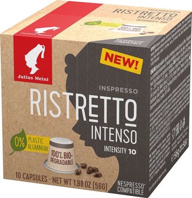 Julius Meinl Inspresso Ristretto Intenso 10, Nespresso-kompatibel, kompostierbar