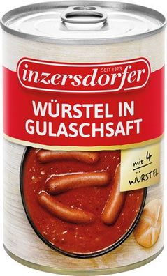 Inzersdorfer Würstel in Gulaschsaft, 4 Frankfurter