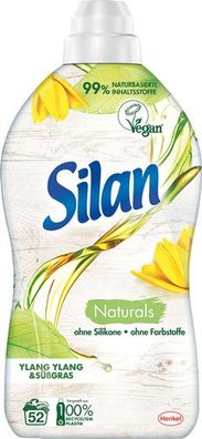 Silan Naturals VEGAN Ylang-Ylang & Süßgras, ohne Silikone, ohne Farbstoffe, Weic